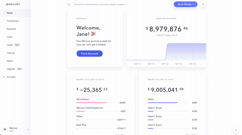 Gif of bill pay