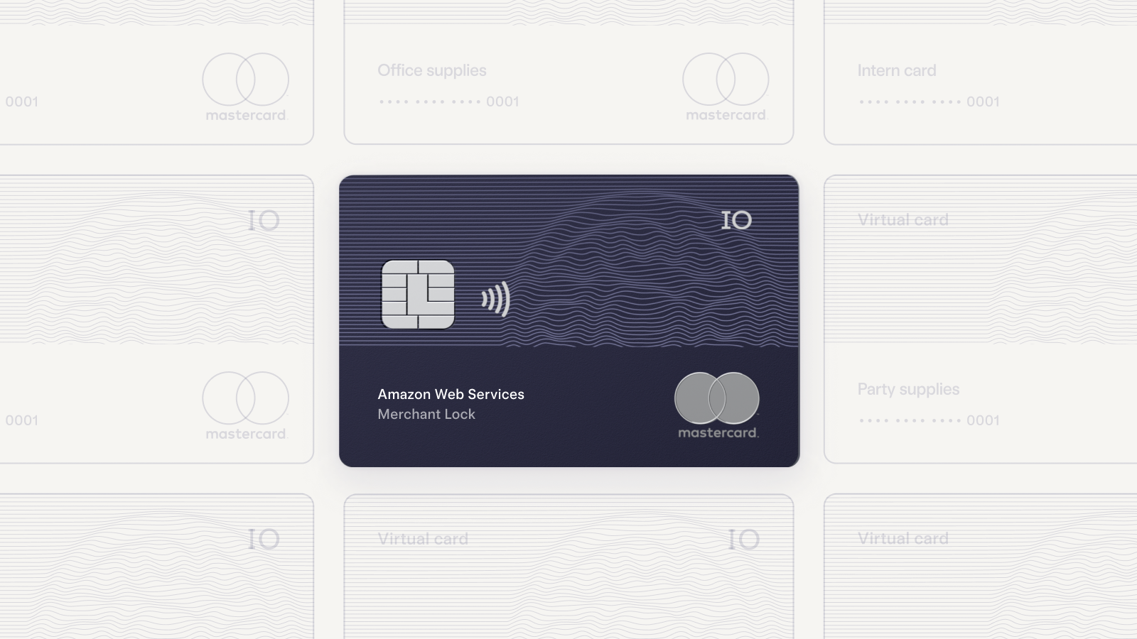 Merchant card lock illustration