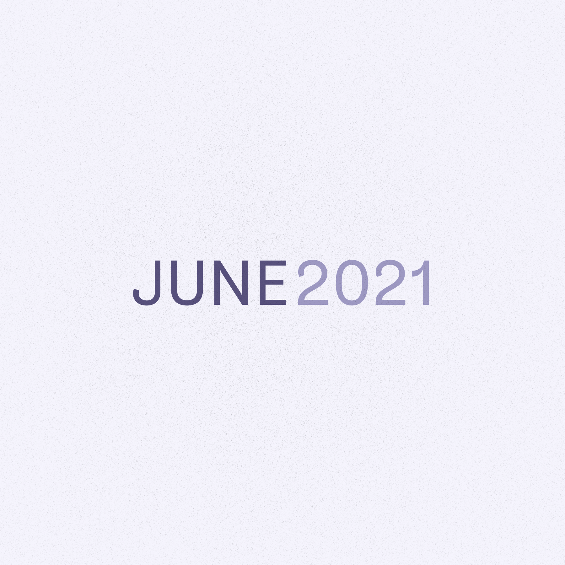 Text that says June 2021