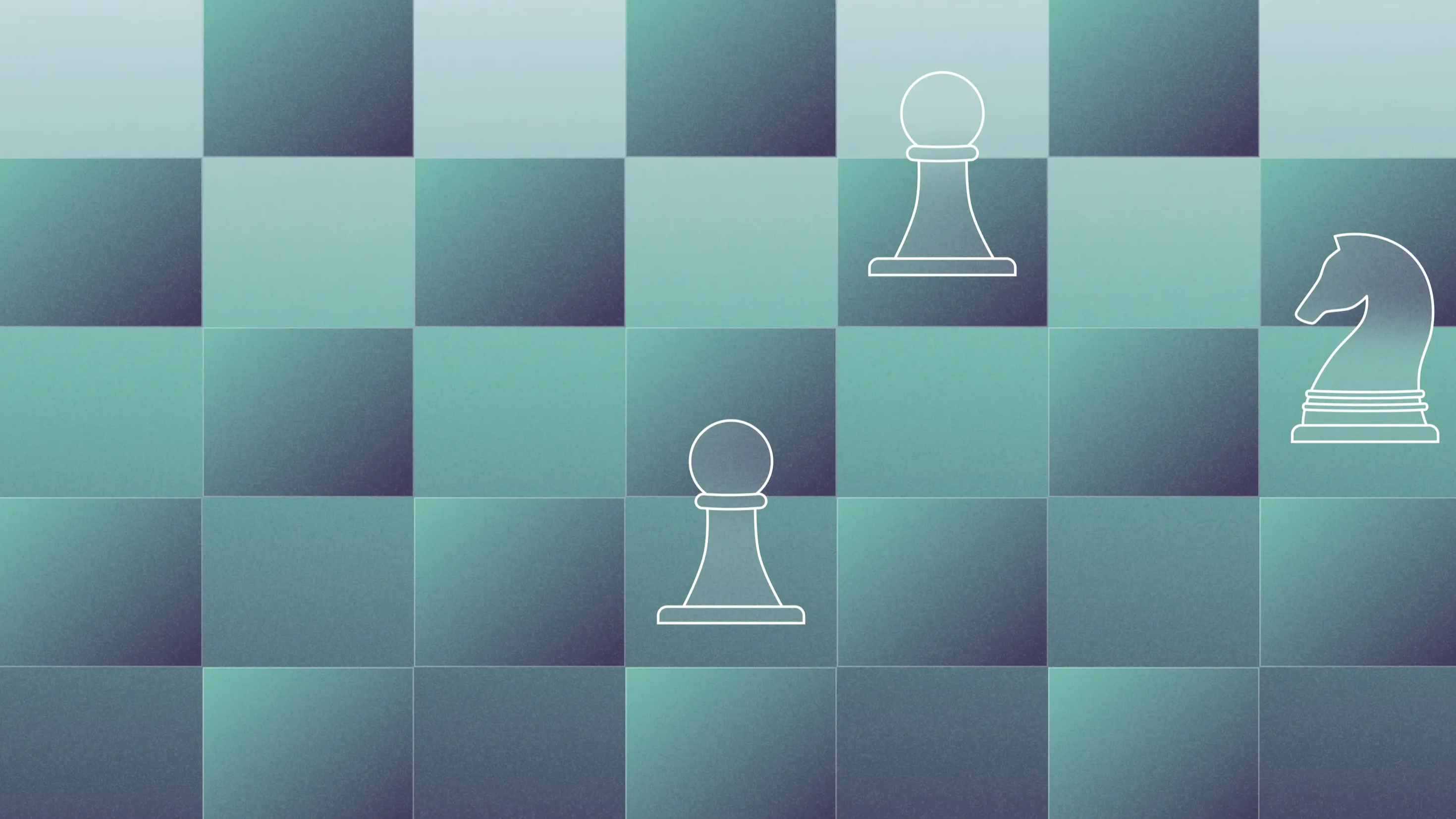 stylized chess board