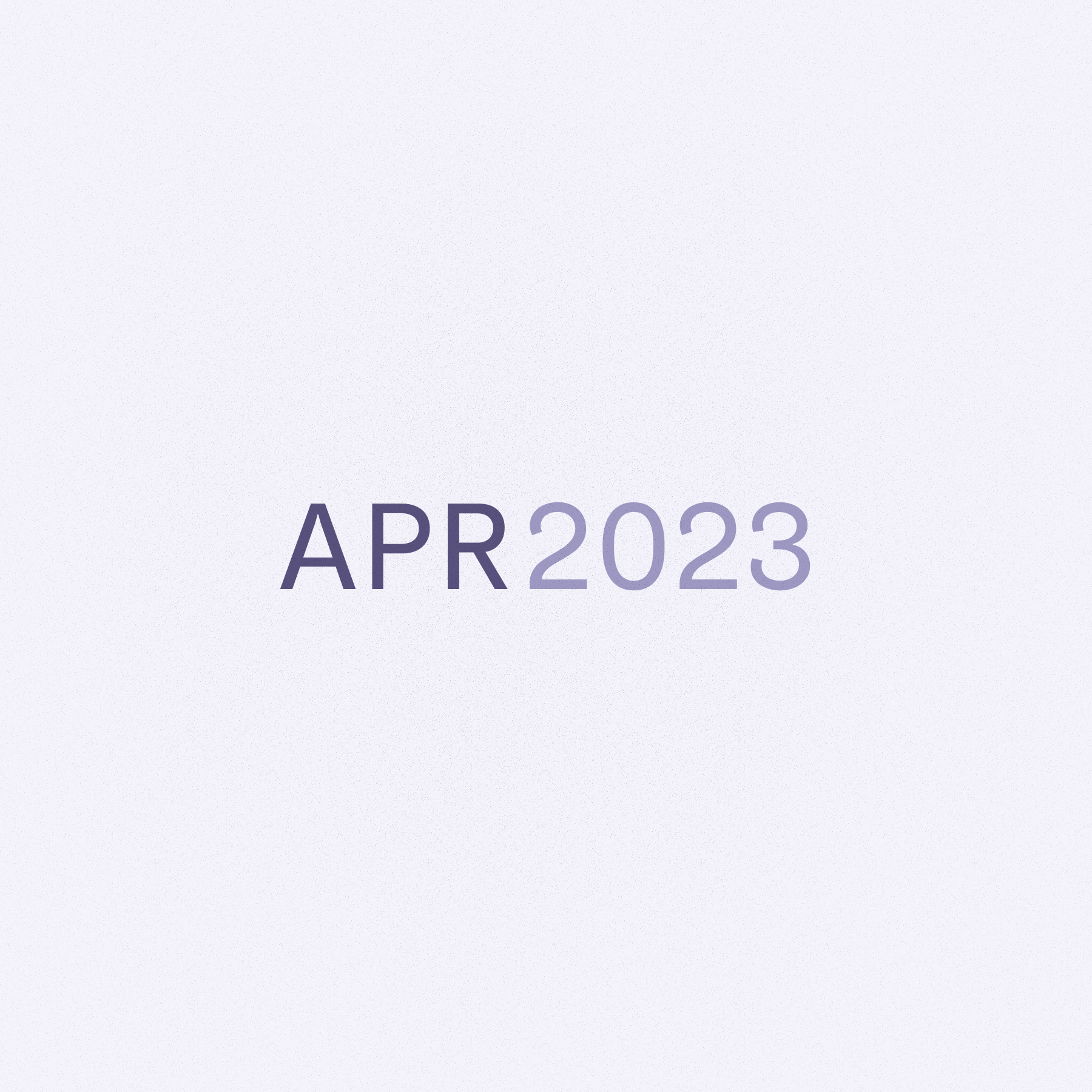 Text that says Apr 2023