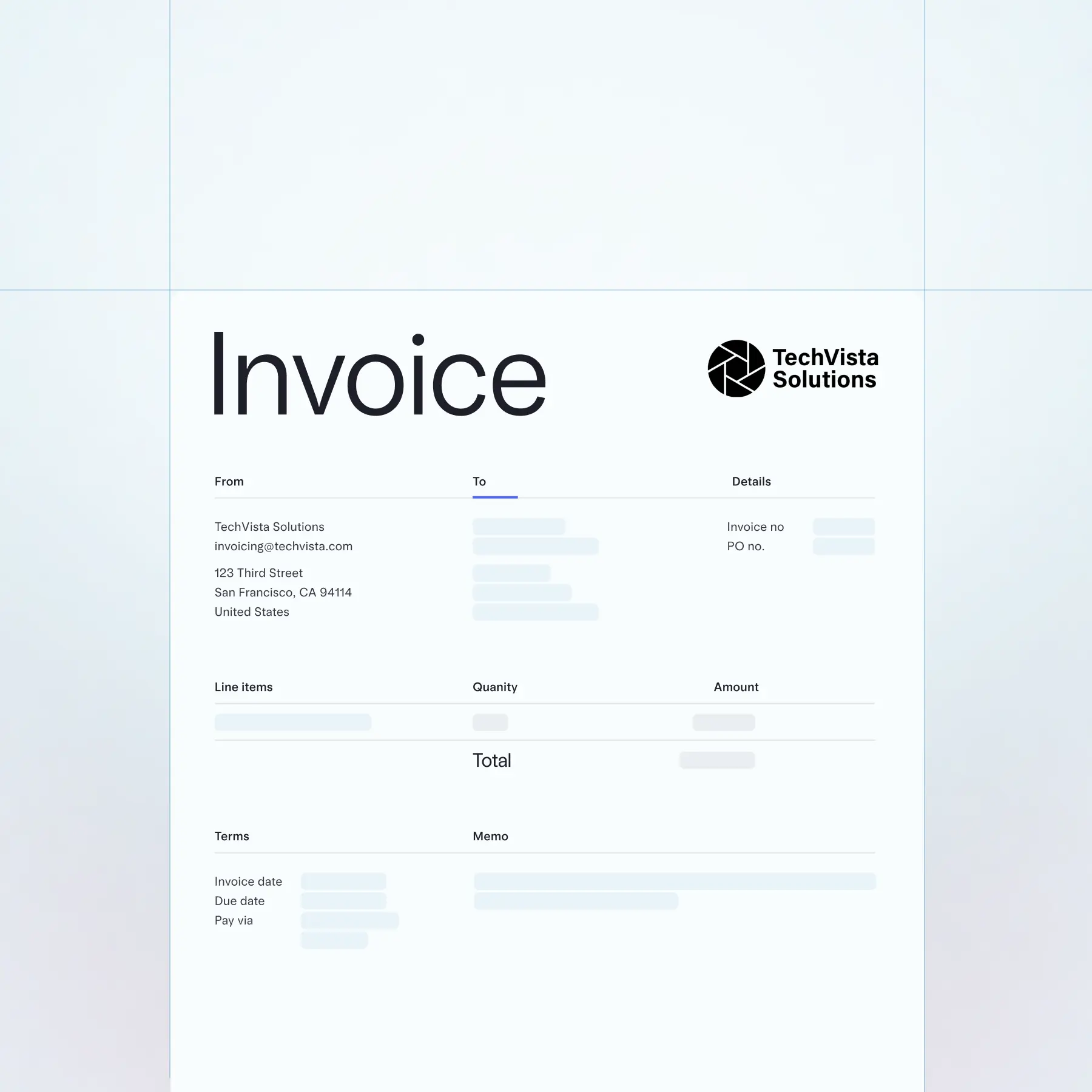 Invoicing UI