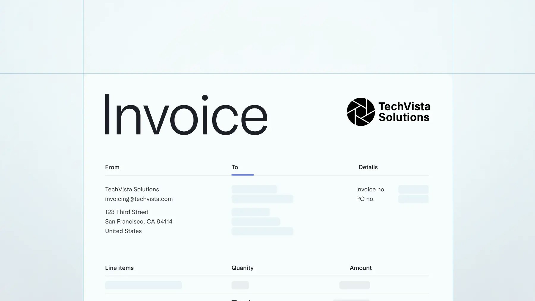 Invoicing UI