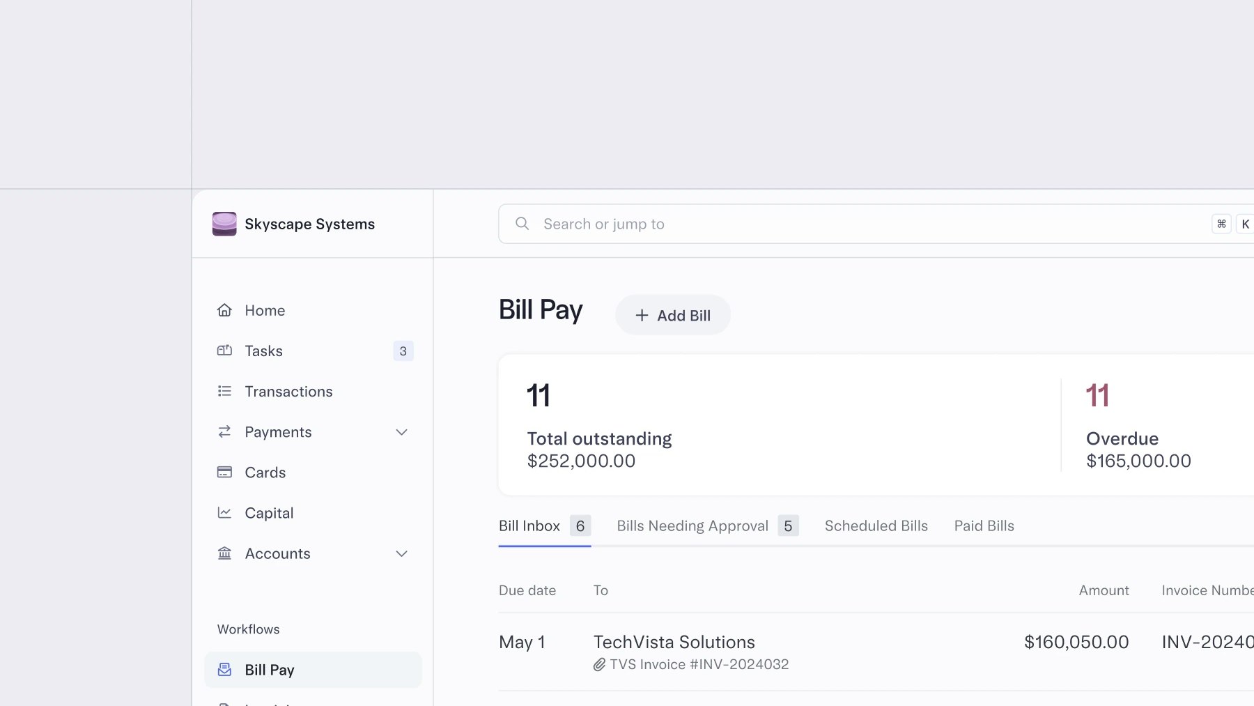 Graphic showing you can process unlimited bills on Mercury for free