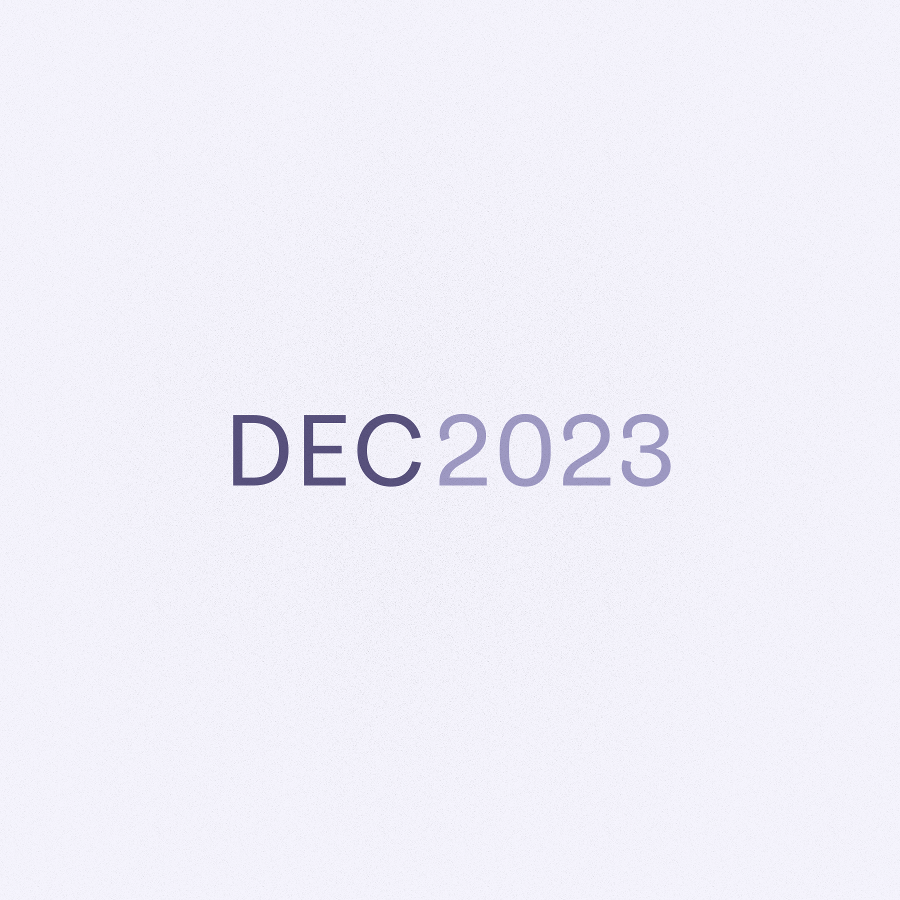 Text that says Dec 2023