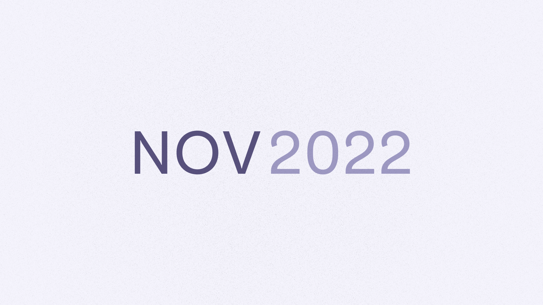 Text that says Nov 2022
