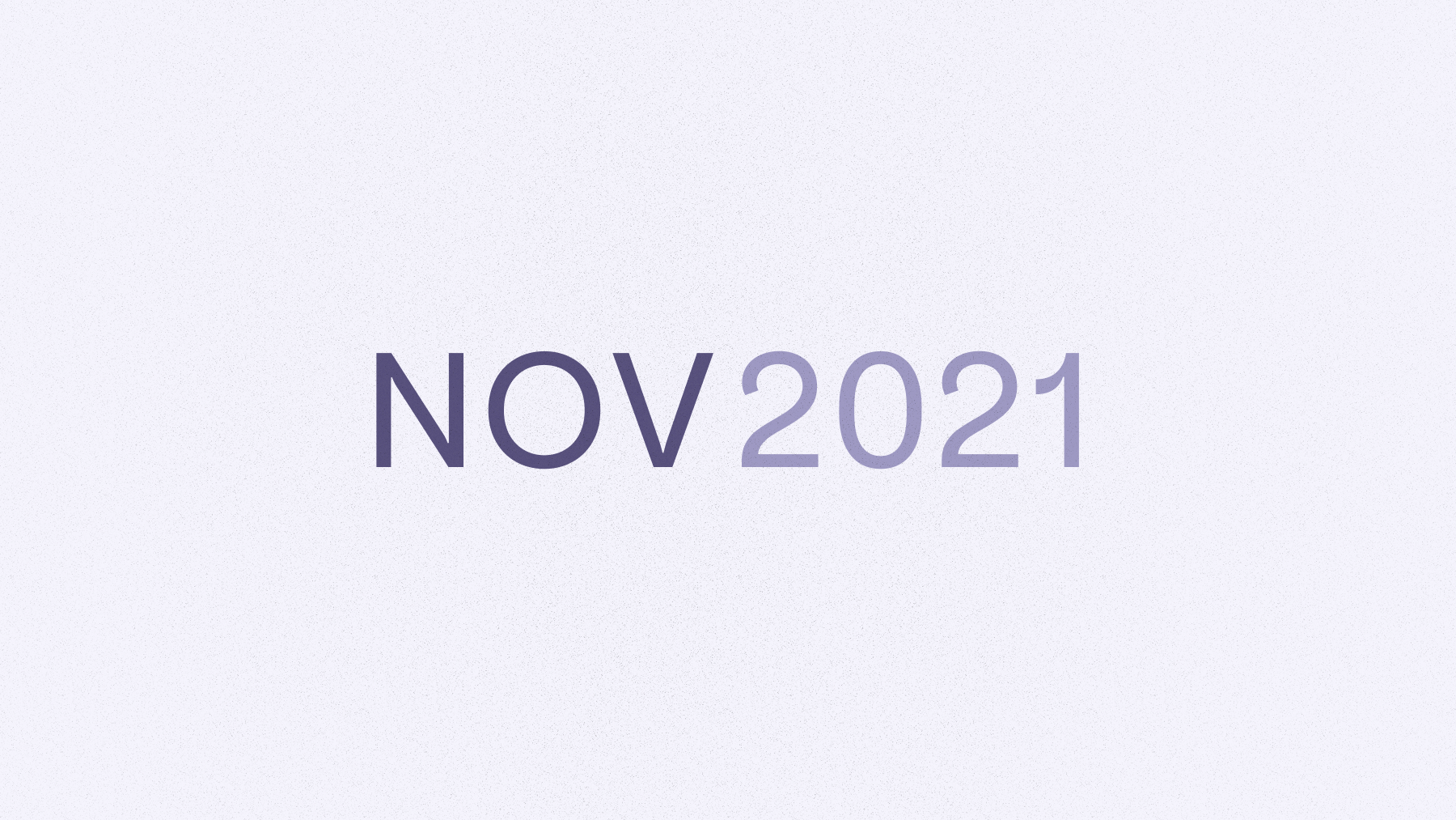 Text that says Nov 2021