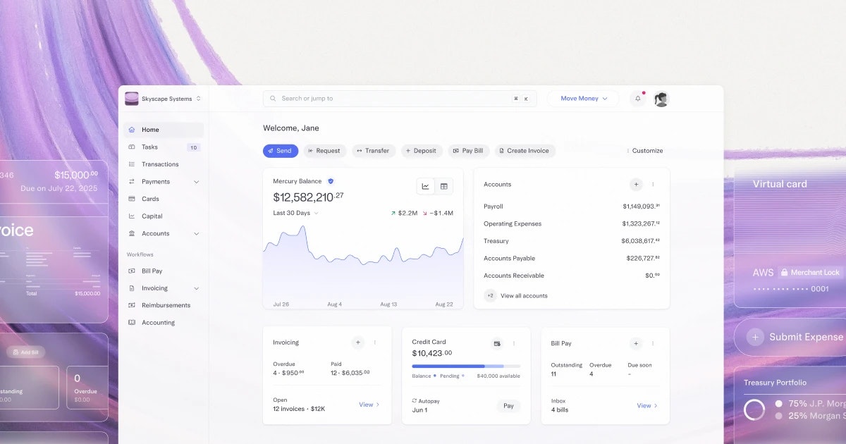Online Business Banking For Startups & Small Businesses | Financial Workflows