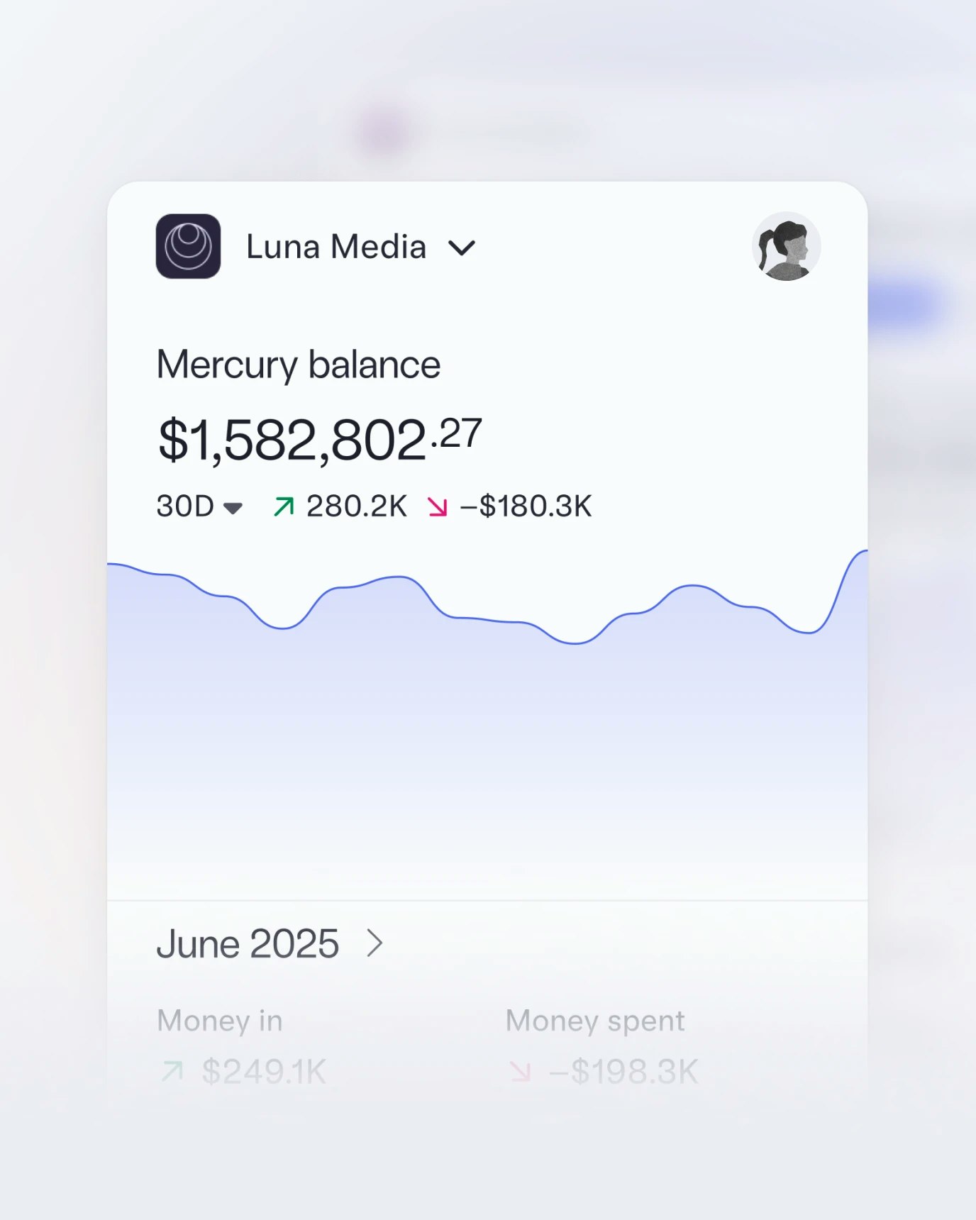 Mobile app Mercury UI