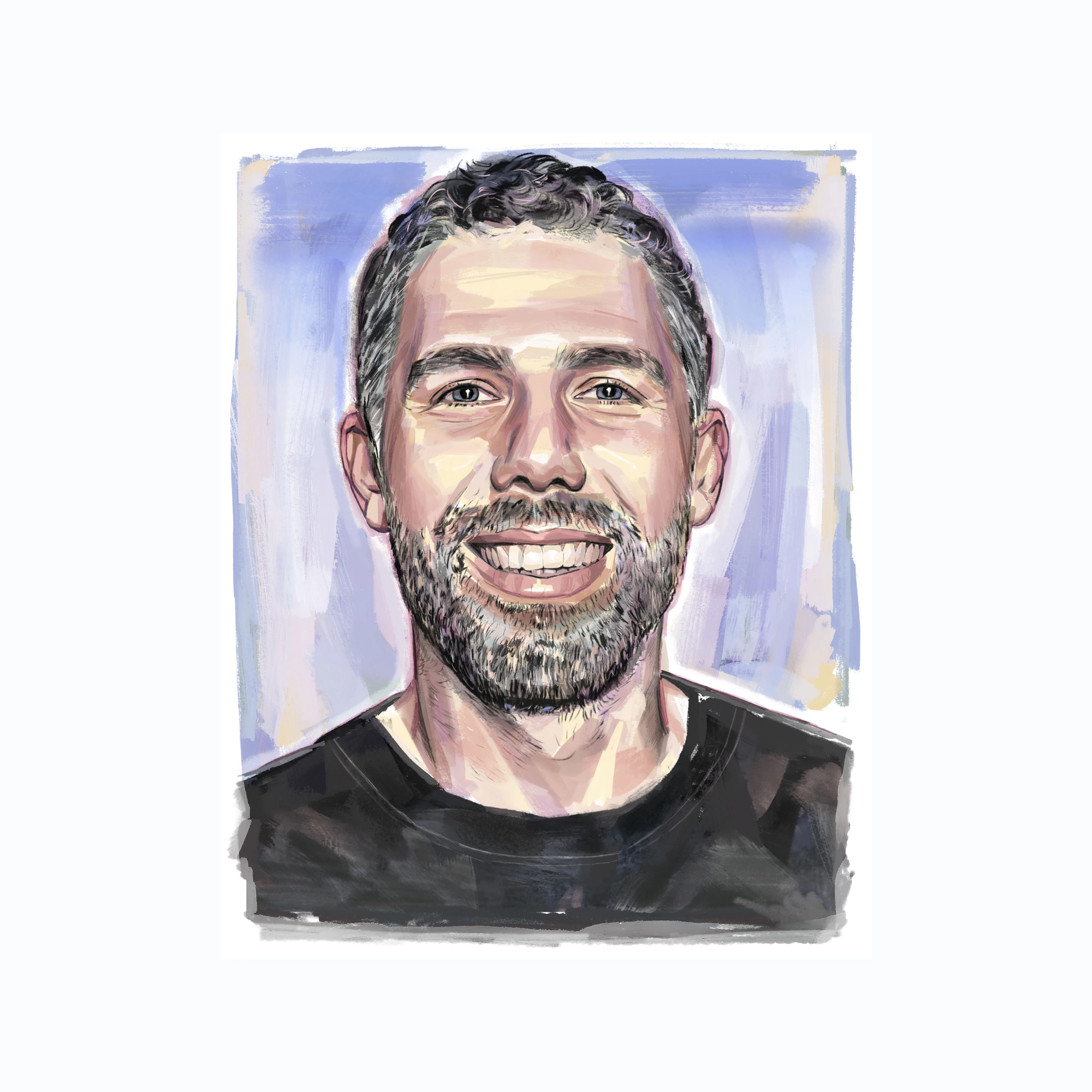 David Kashen illustrated headshot