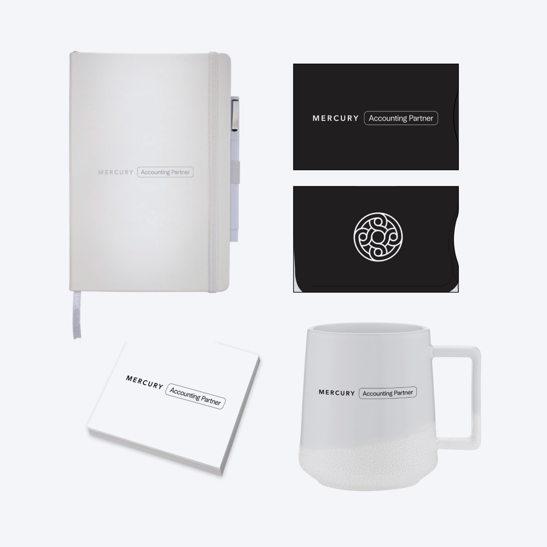 Mercury for Accountants welcome kit