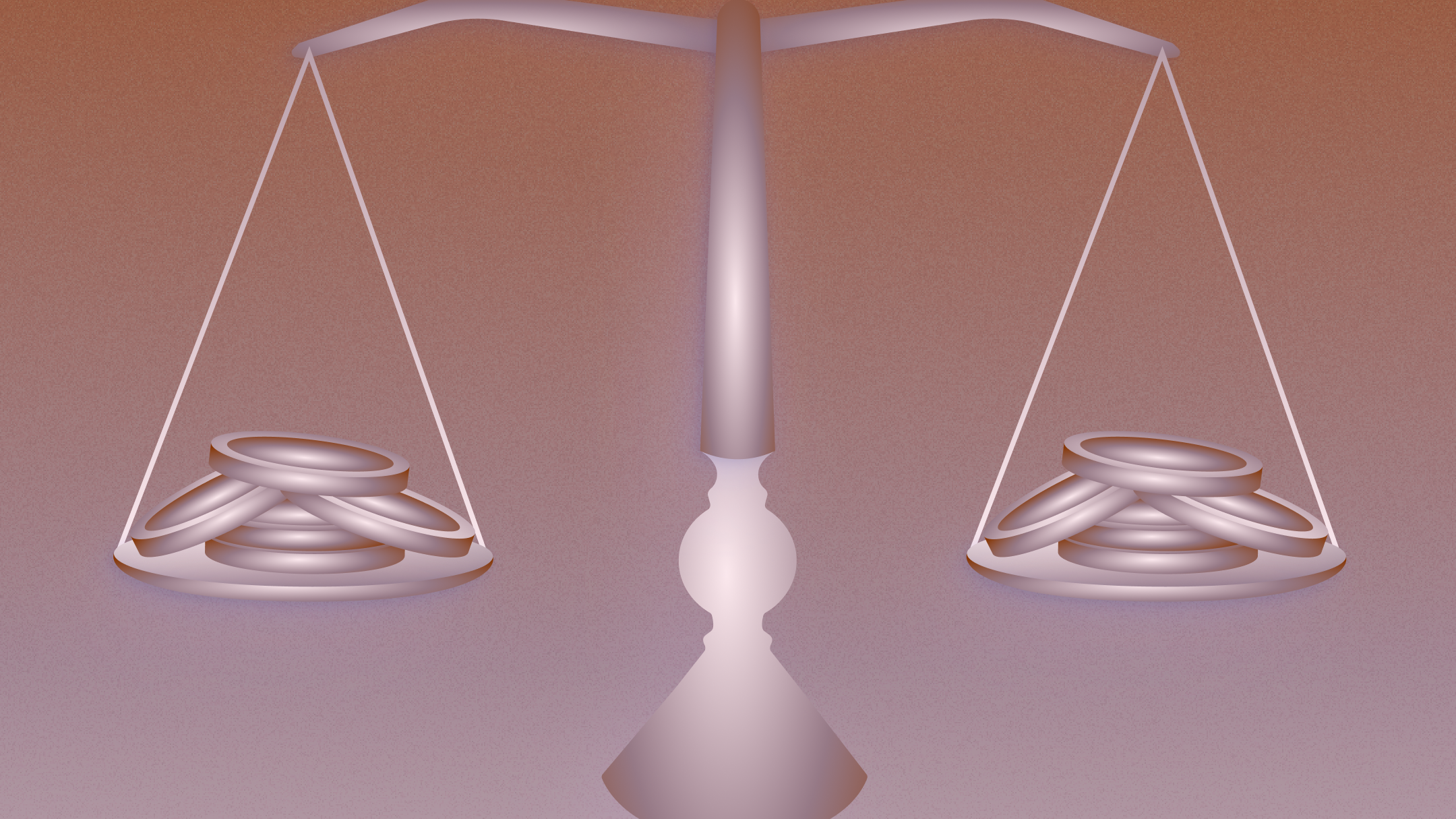 Balancing coins on scale