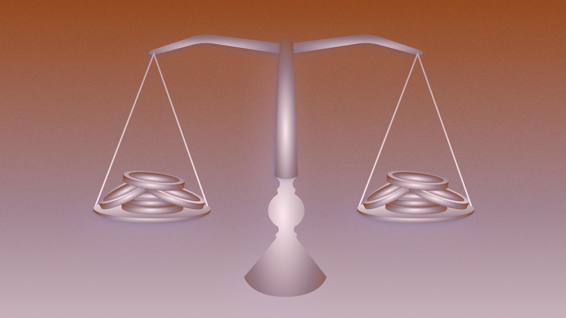Balancing coins on scale
