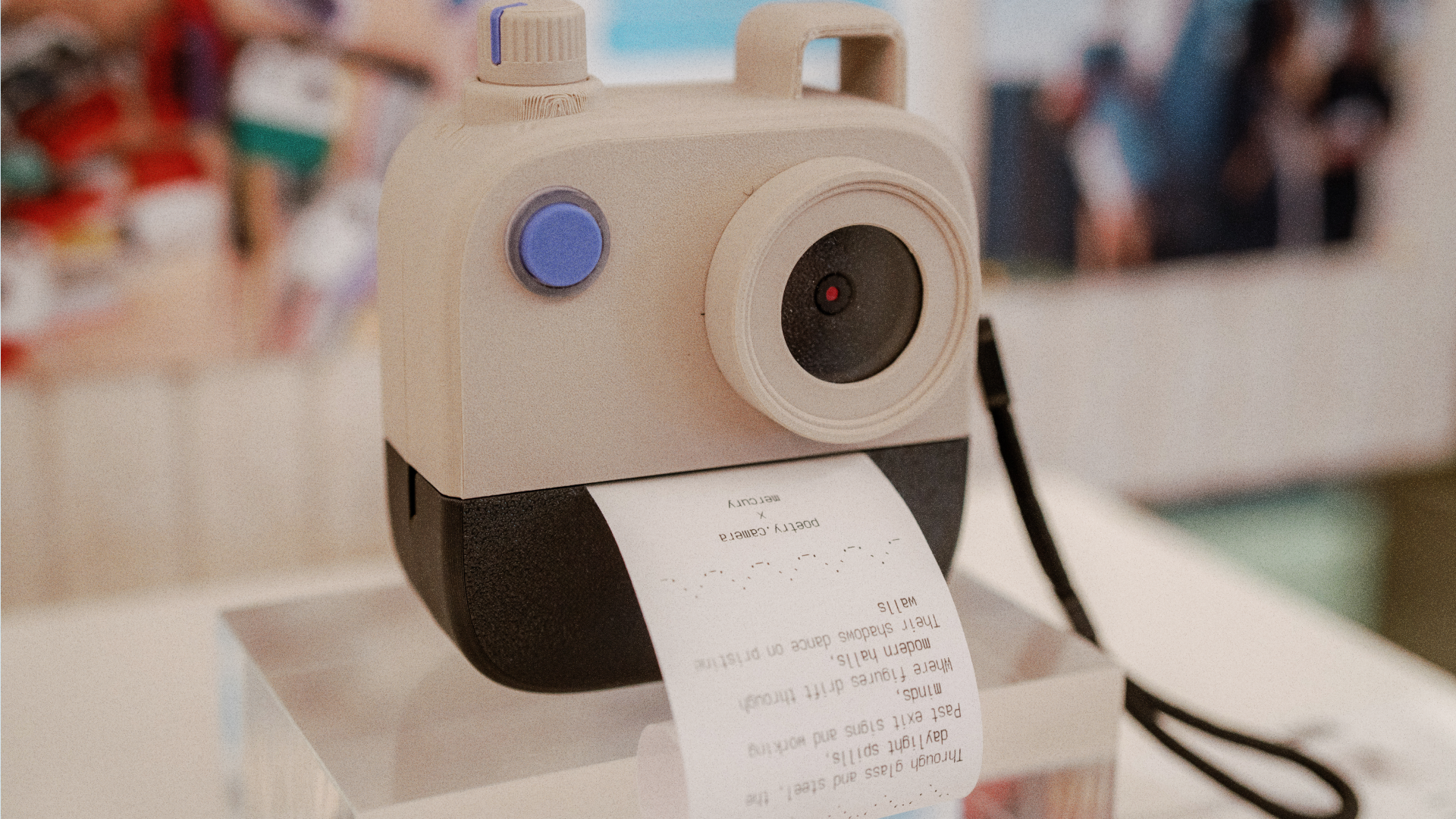 Poetry Camera on display at Mercury Spheres