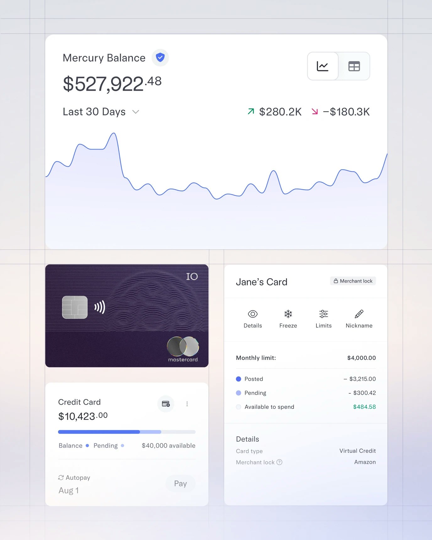 Image showing dashboard, credit card, card controls