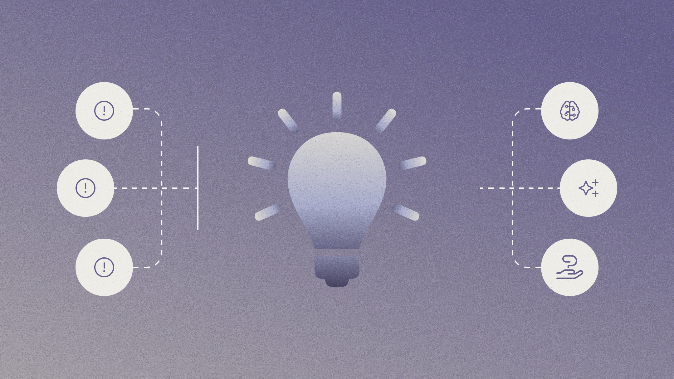 Flashing light bulb icon