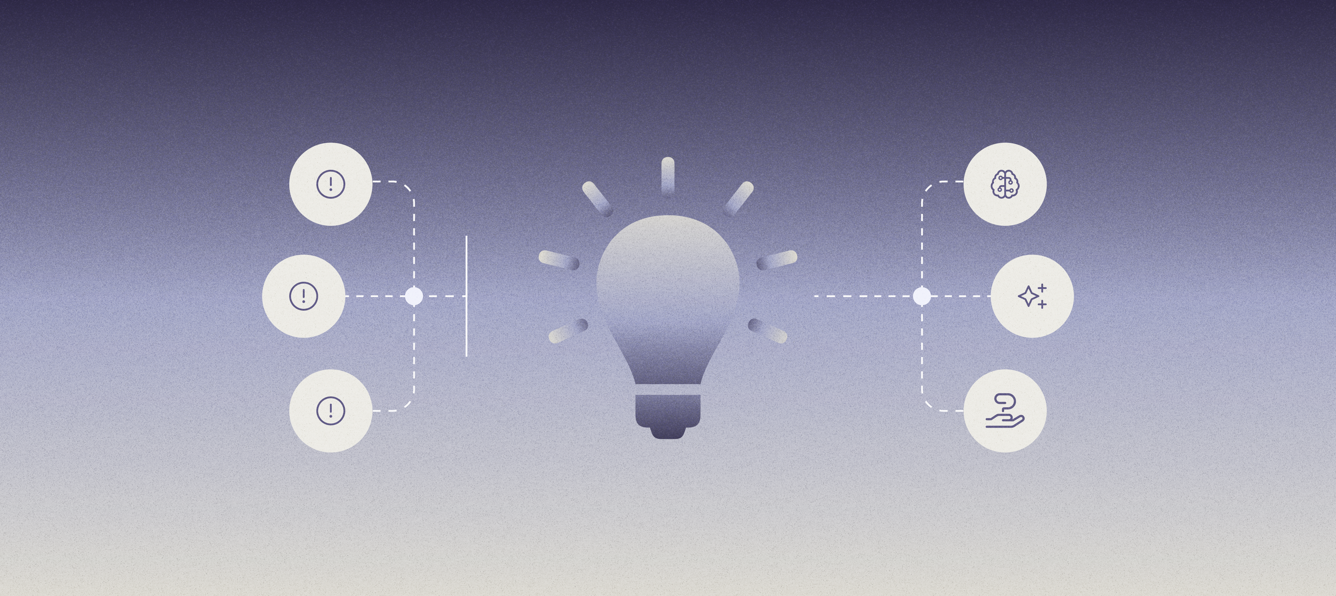 Flashing light bulb icon