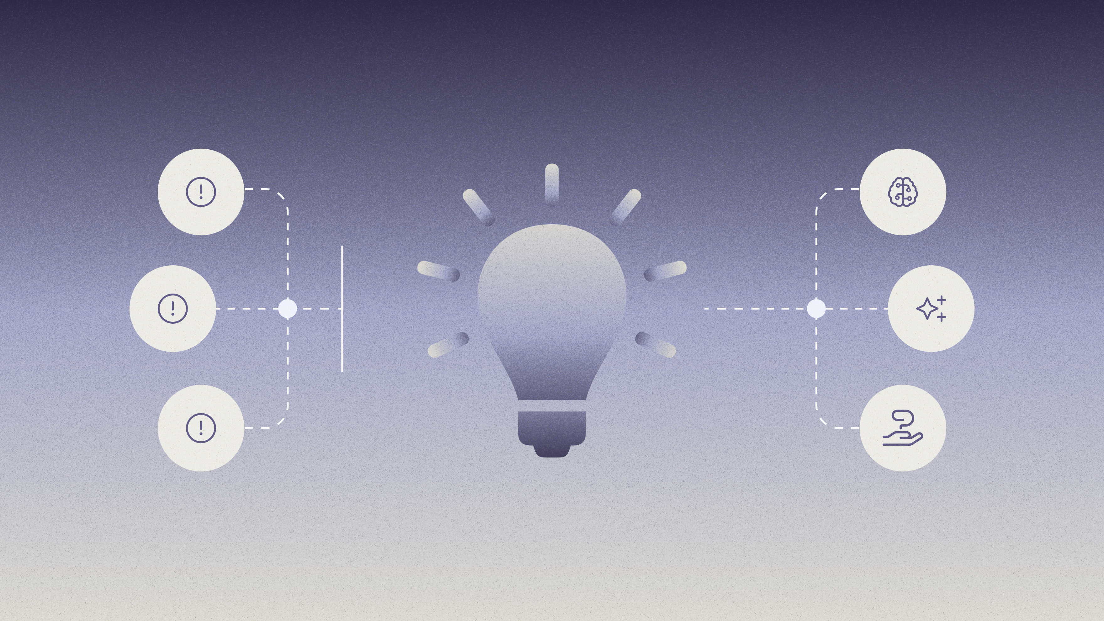 Flashing light bulb icon