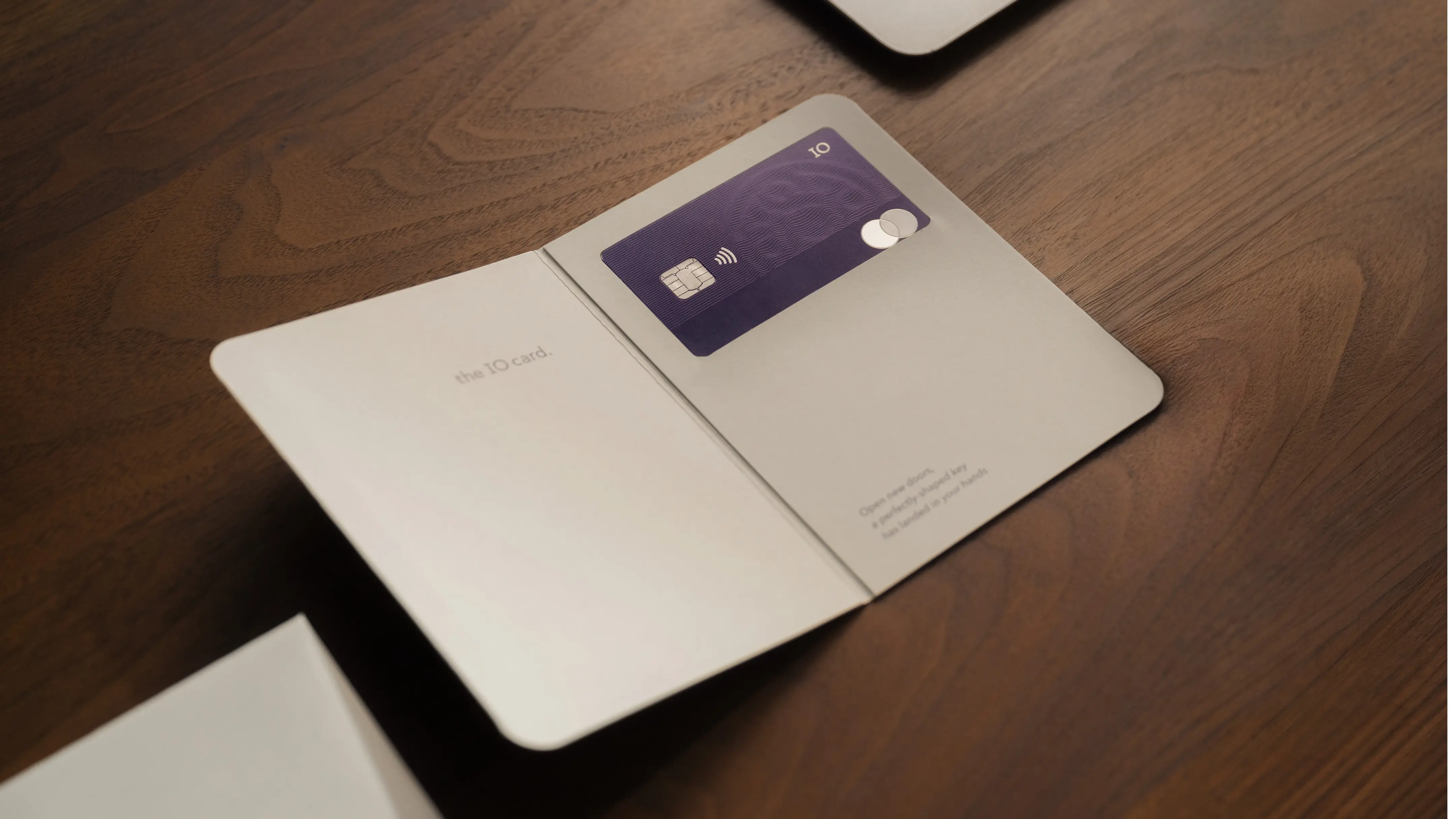 Image showing the IO credit card