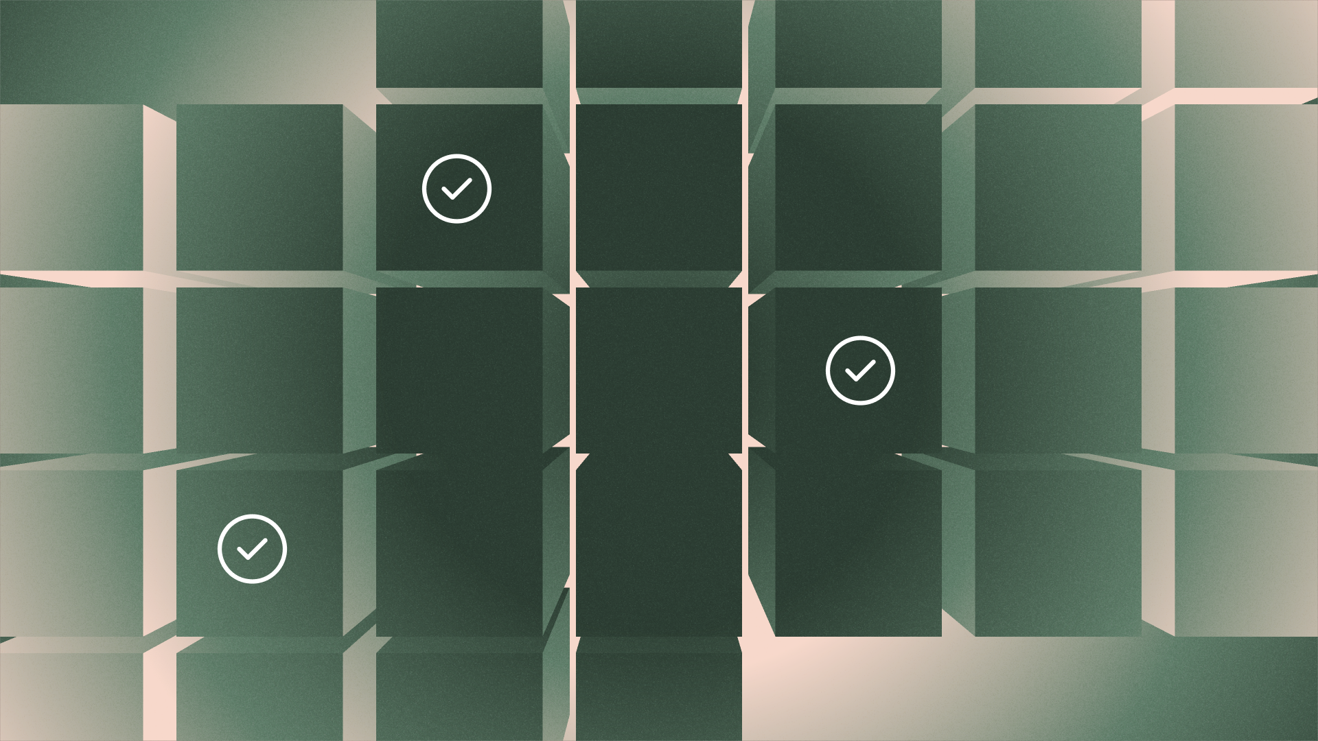 Grid of squares with checkboxes