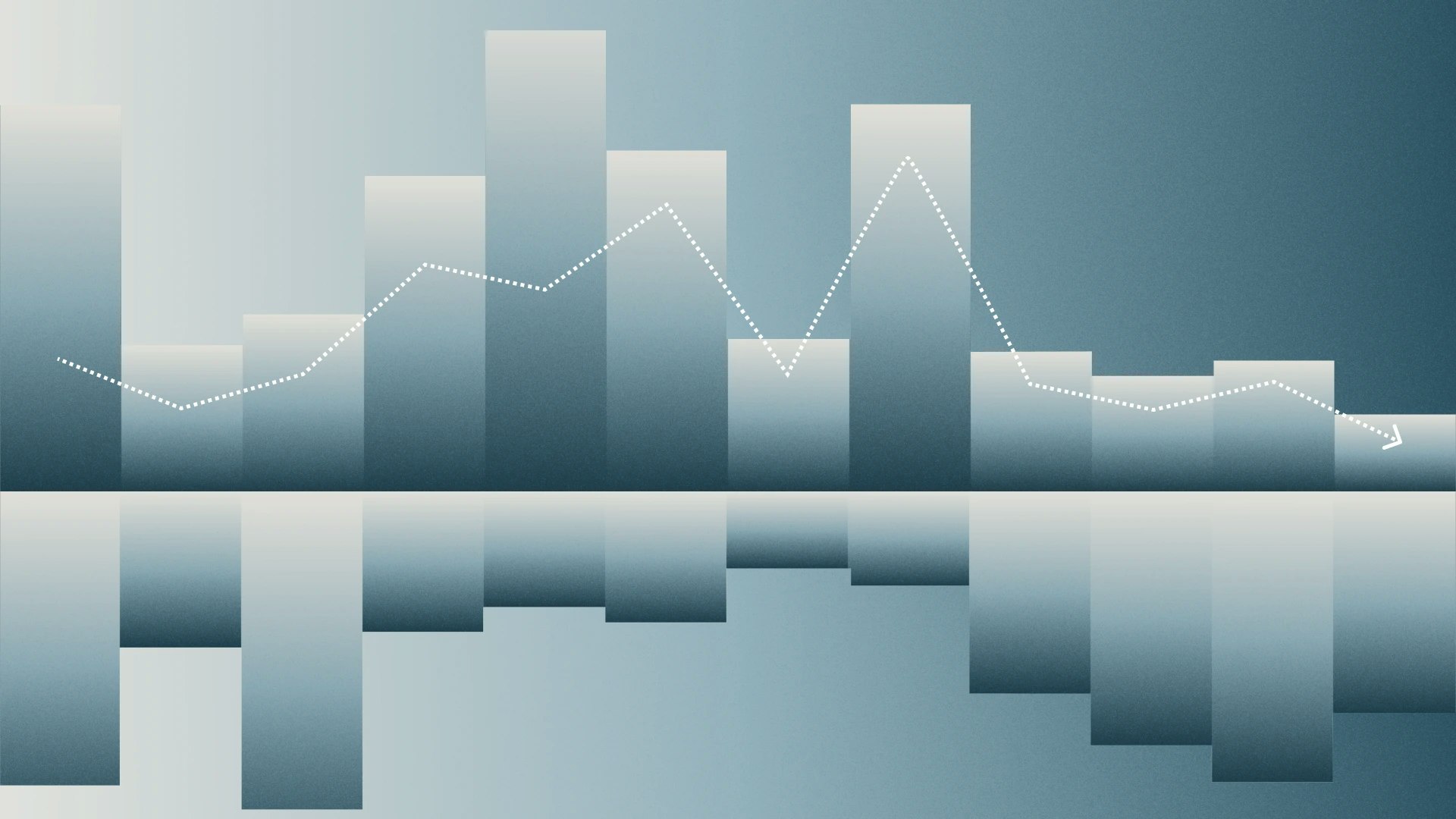 Series of bar and line graphs
