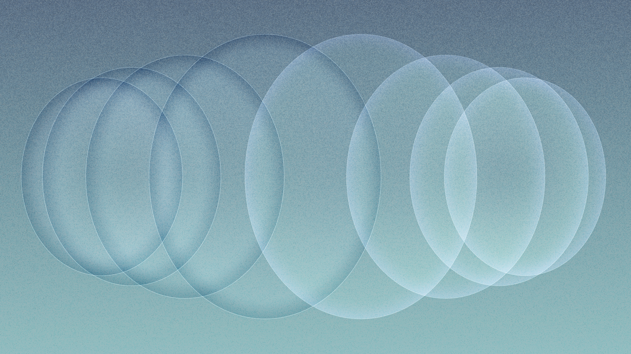 Series of co-centric ovals