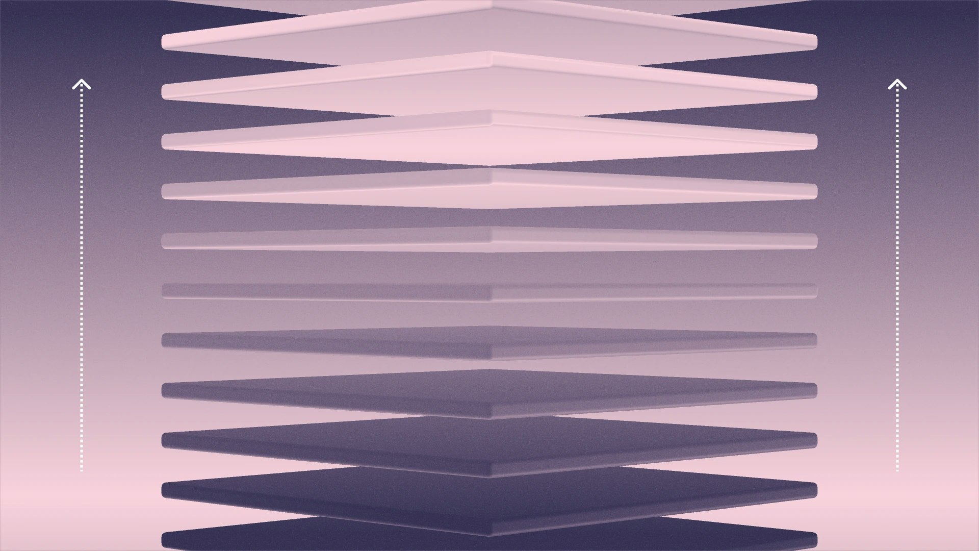 Stack of thin levels