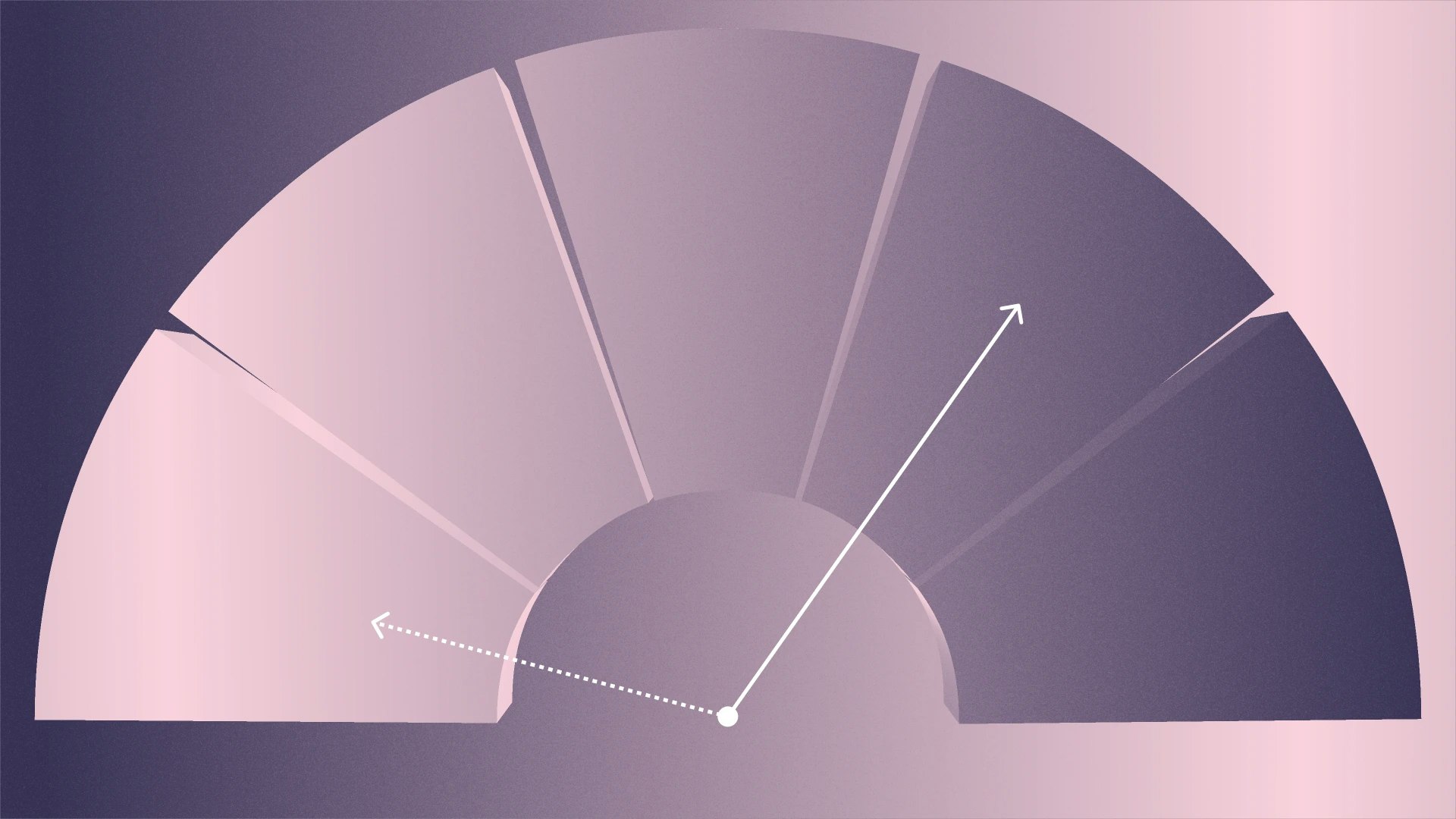 Credit score meter going up