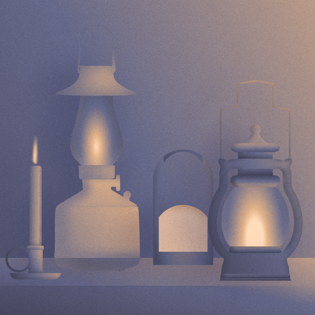 Candle and lantern icons