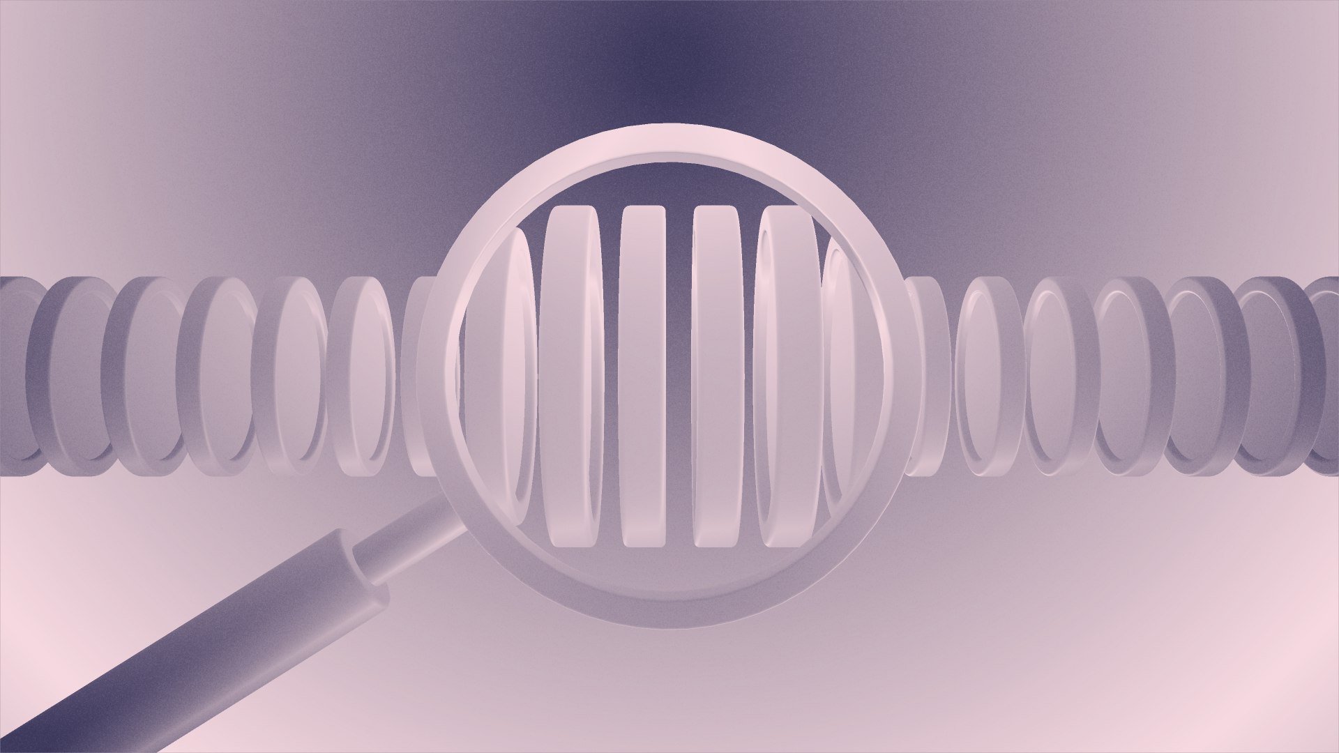 Magnifying glass and coin icons