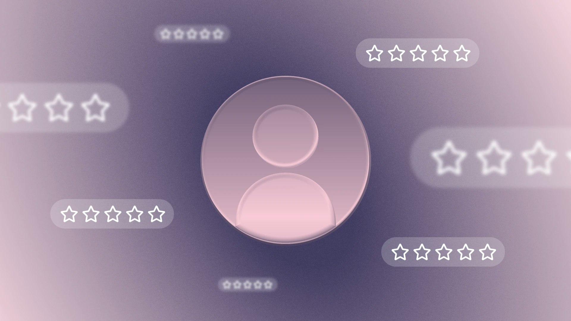 Customer icon with star rating system