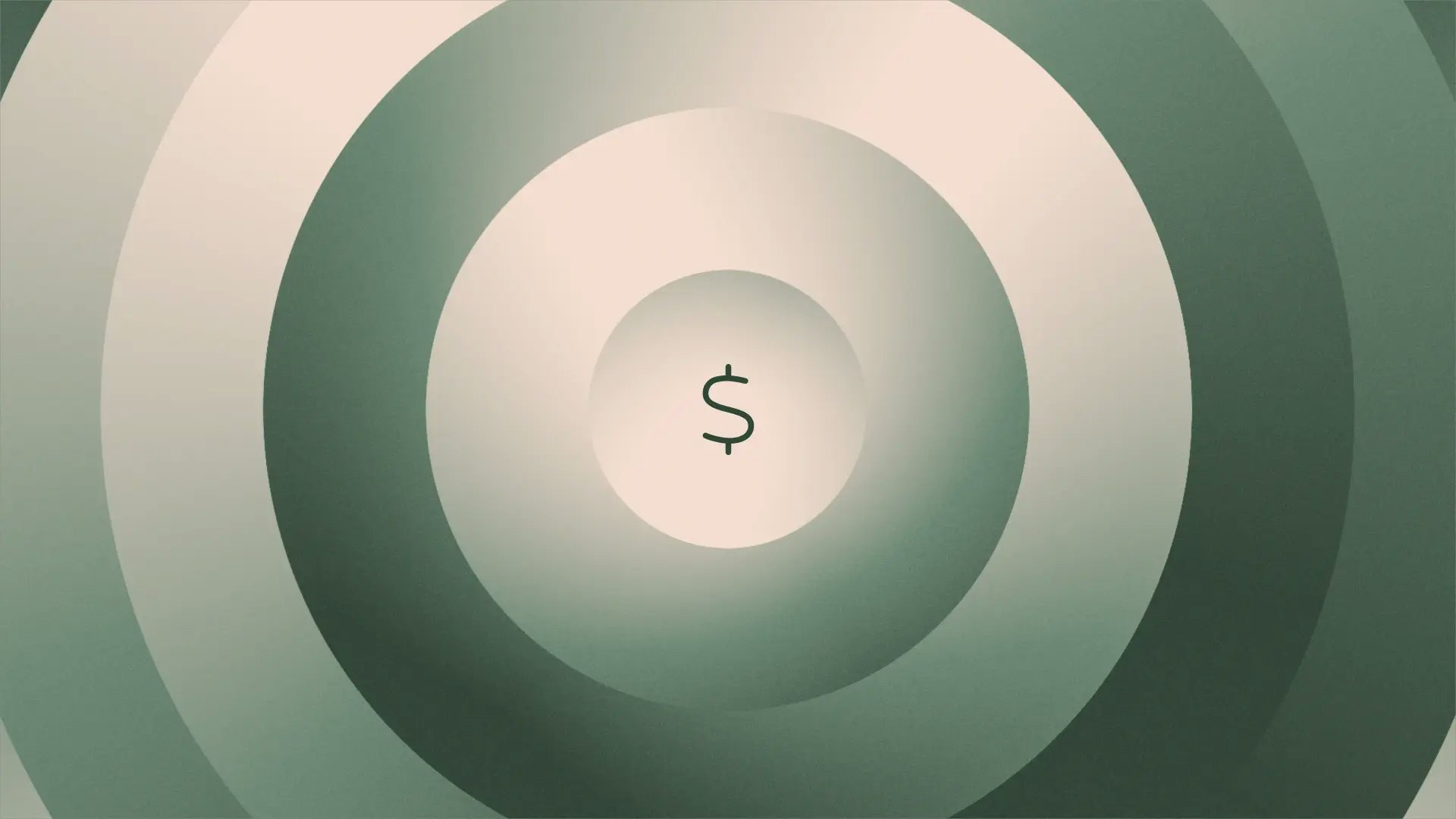 Circular dollar sign icon