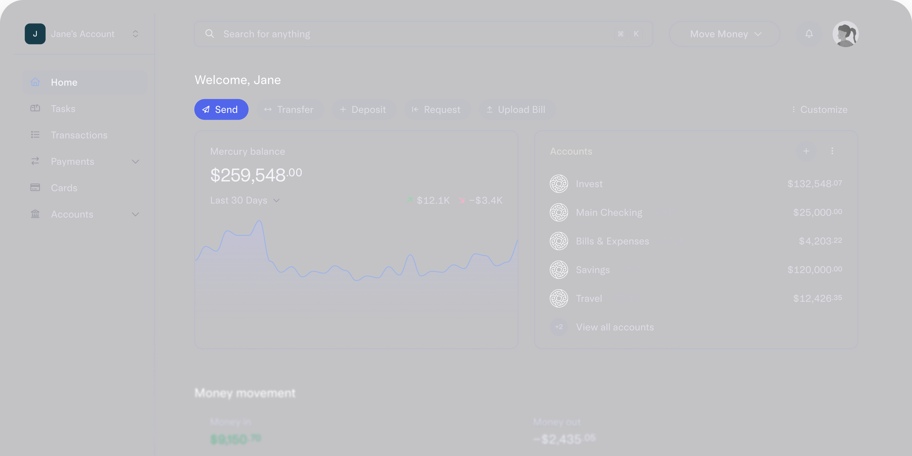 Personal Banking Dashboard Personal Banking Dashboard