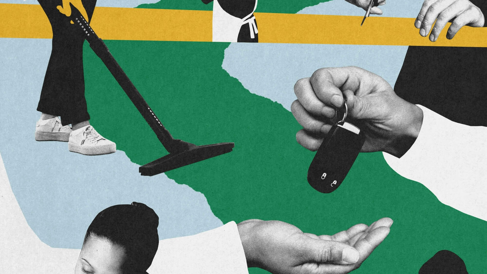 Collage of small business owners