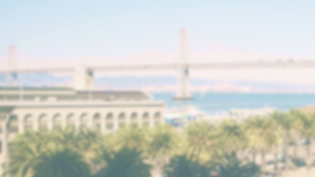 Blurred out photo of the Embarcadero in San Francisco