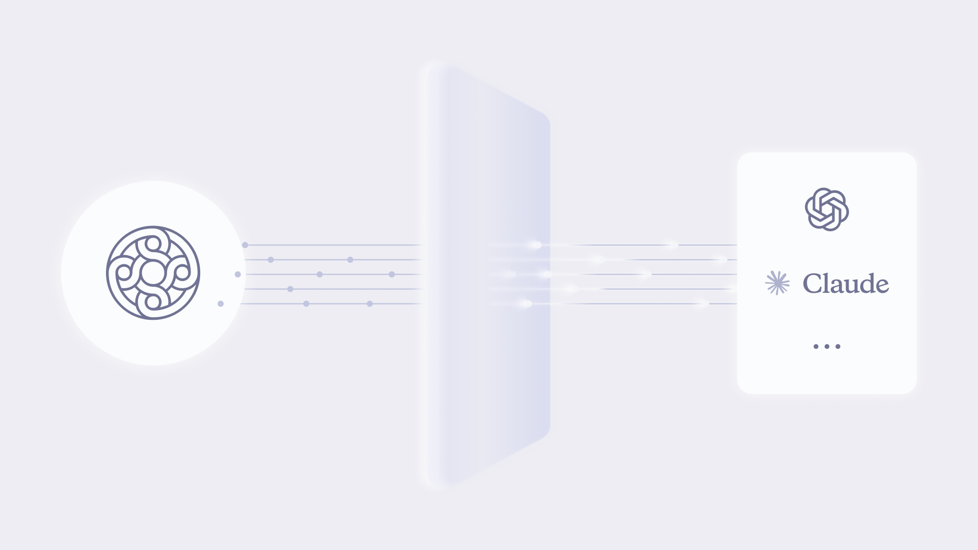 An image of data flowing from Mercury to OpenAI and Claude