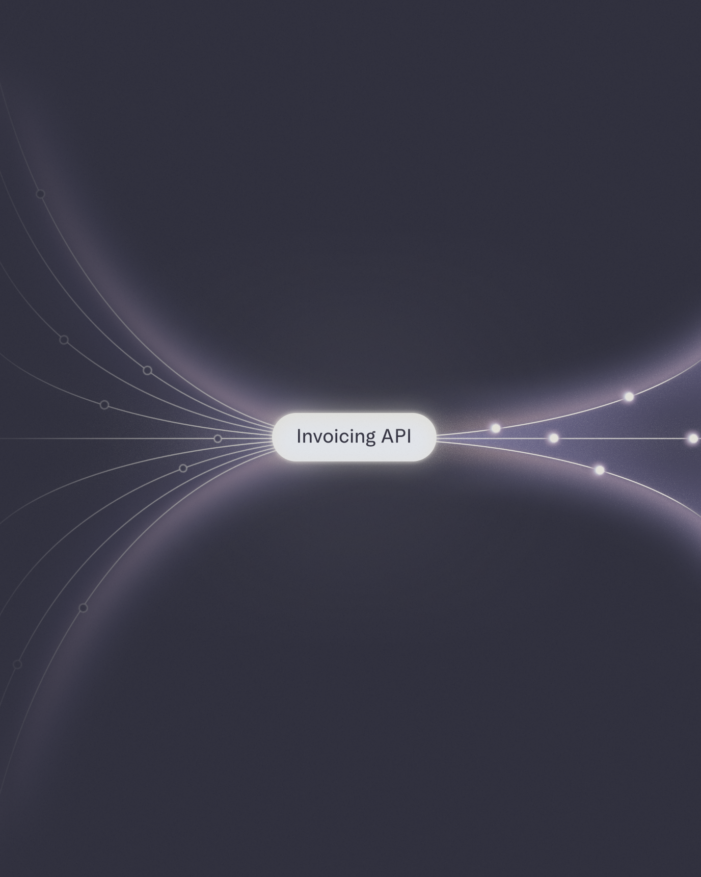 An abstract illustration representing Mercury's programmatic invoicing and accounts receivable workflow with an Invoicing API