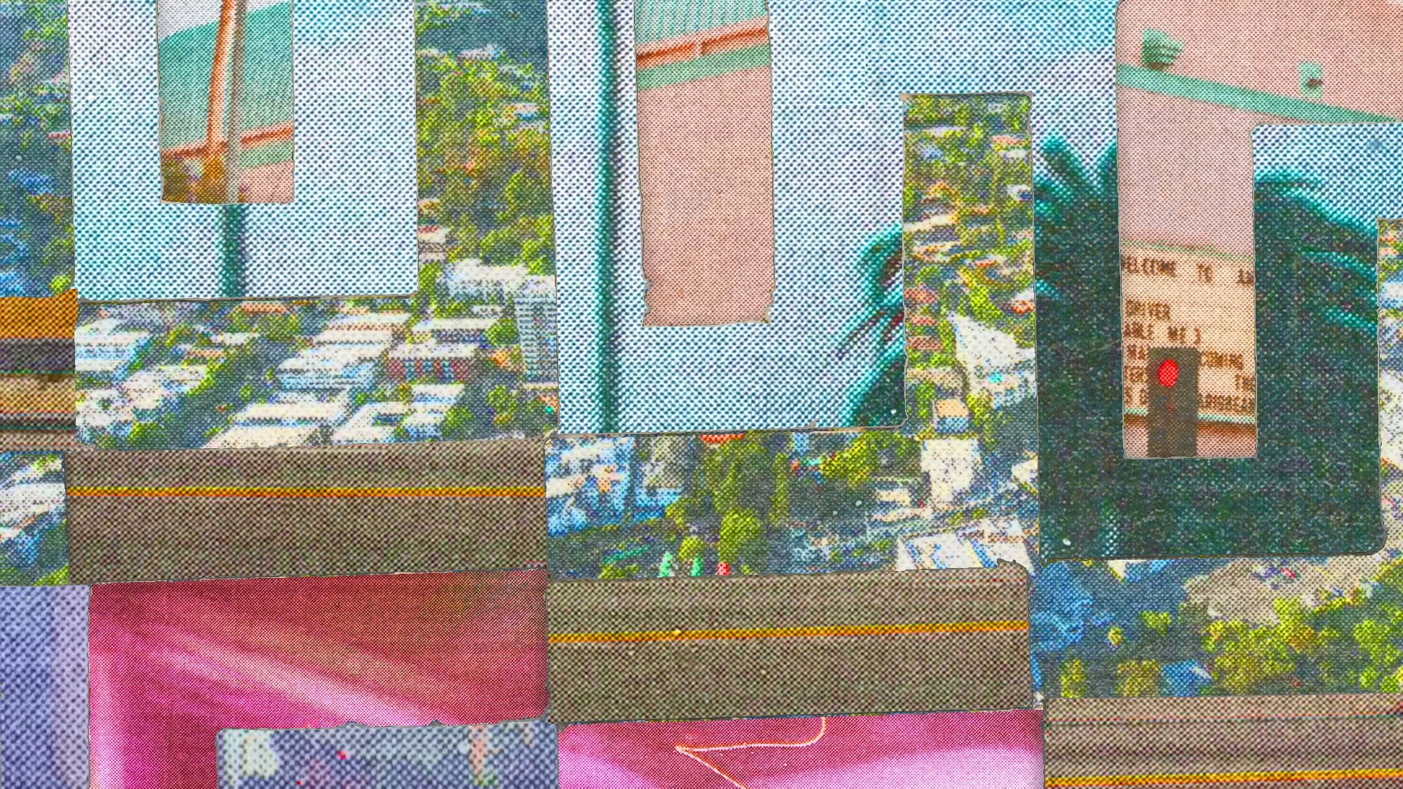 los angeles collage