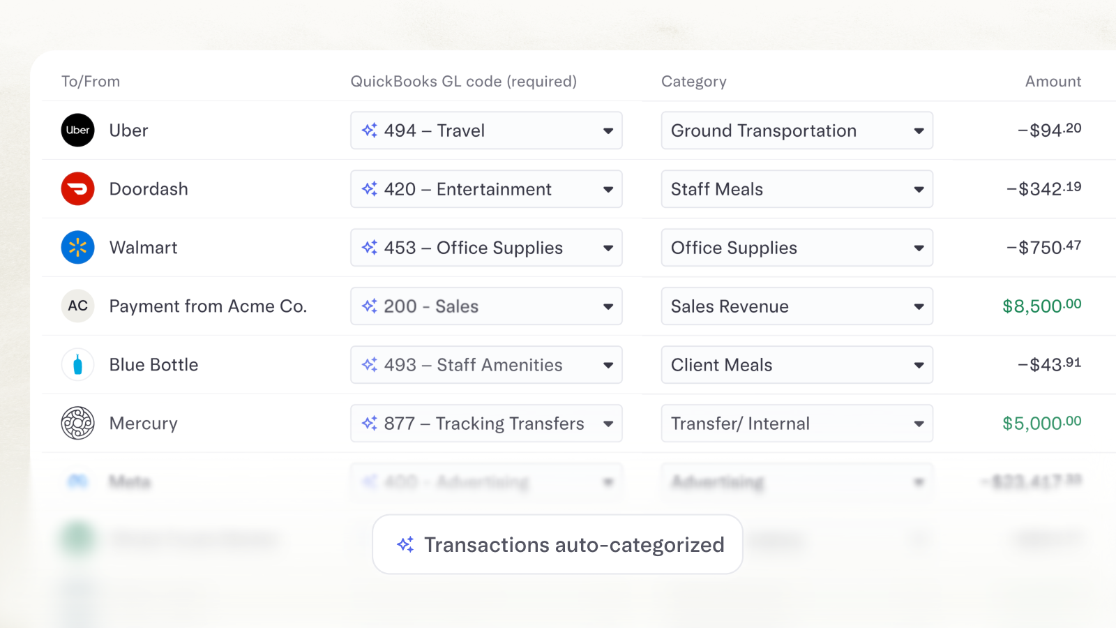 auto categorize spend