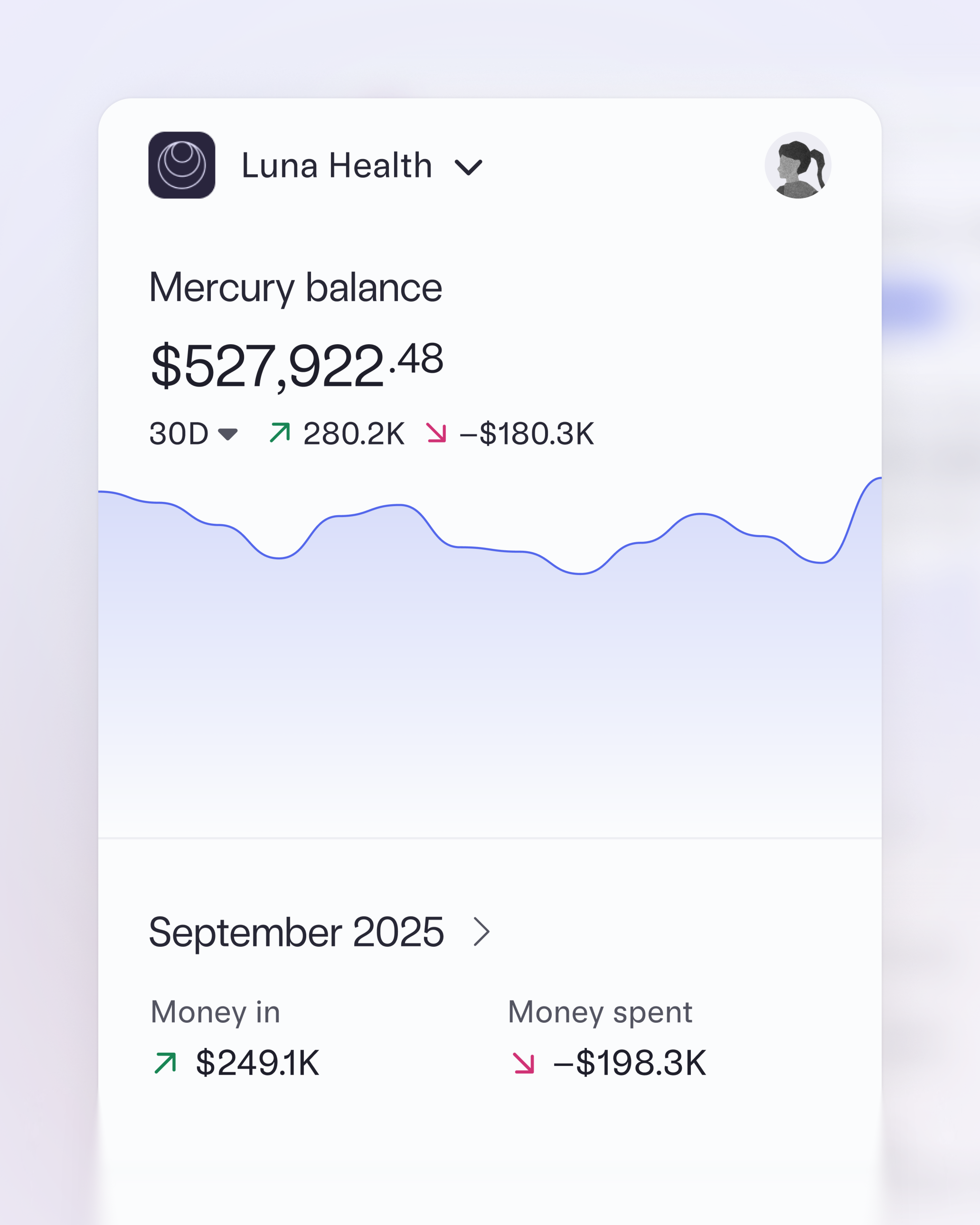 Mobile app Mercury UI
