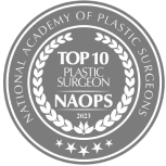 NAOPS top 10 plastic surgeon logo