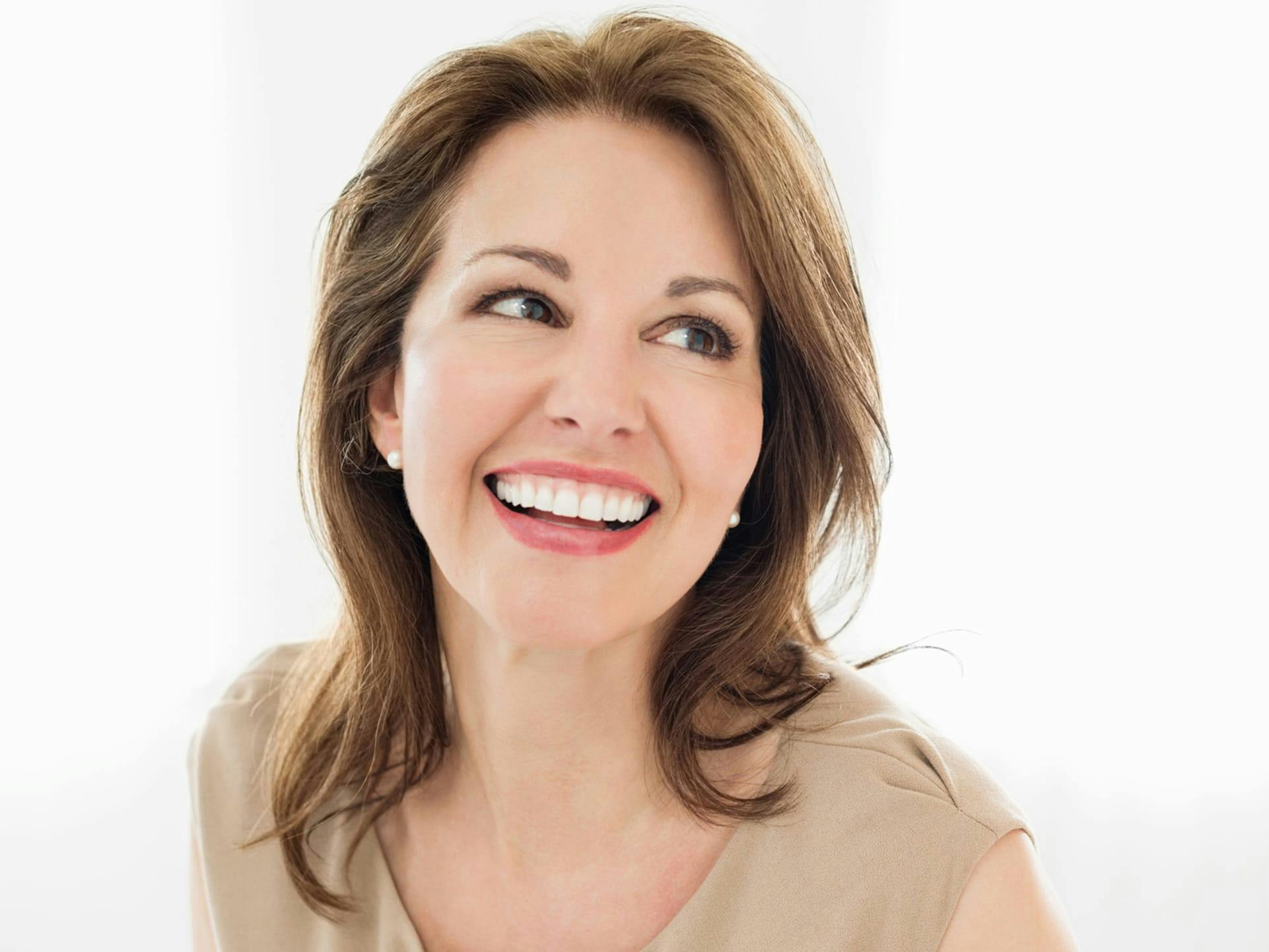 smiling