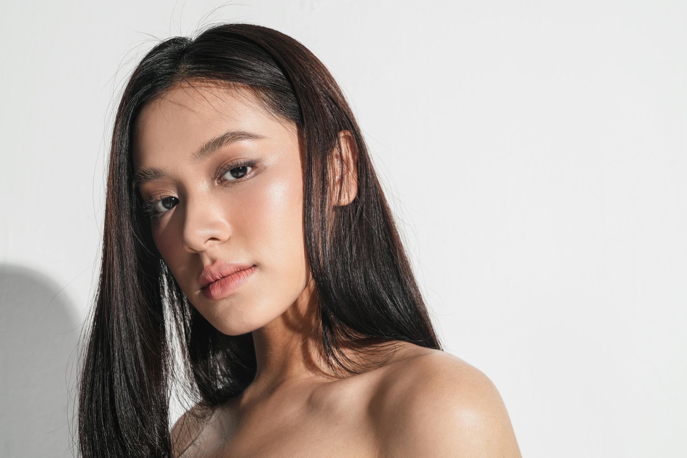 Woman with black hair