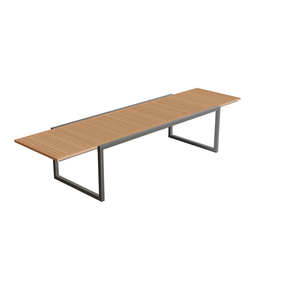 Ninix extendable table 240-360x100cm teak top | Royal Botania