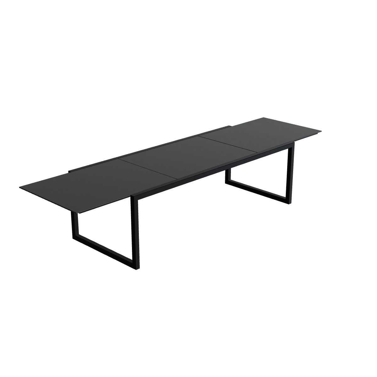 Ninix extendable table 240-360x100cm ceramic top | Royal Botania