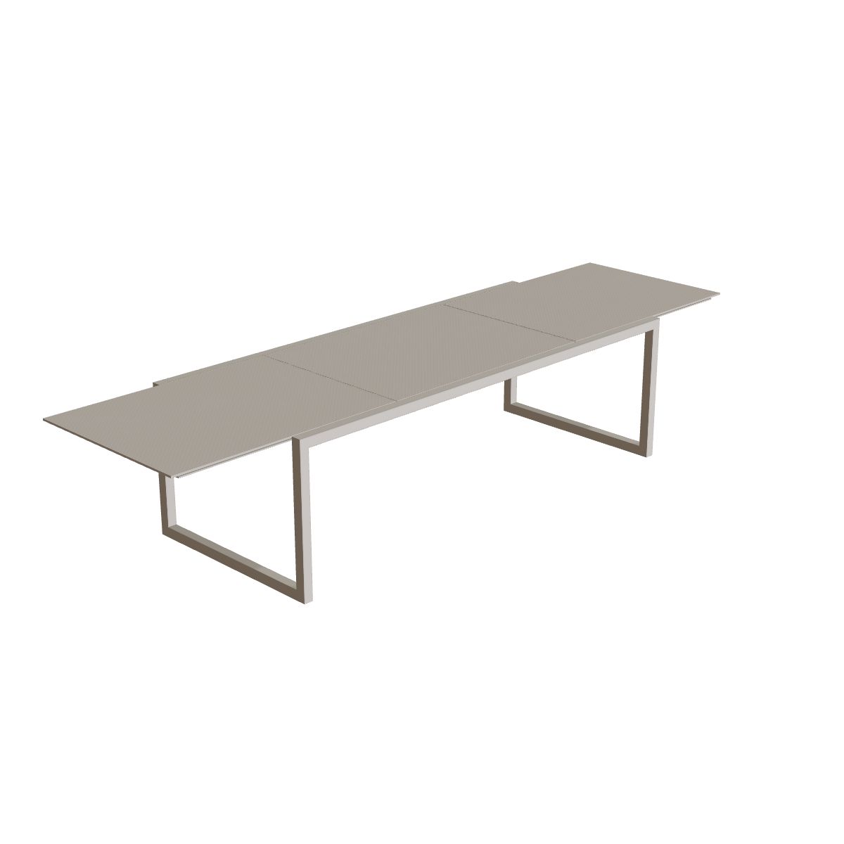 Ninix extendable table 240-360x100cm ceramic top | Royal Botania