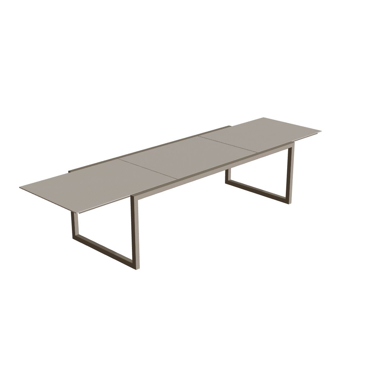 Ninix extendable table 240-360x100cm ceramic top | Royal Botania