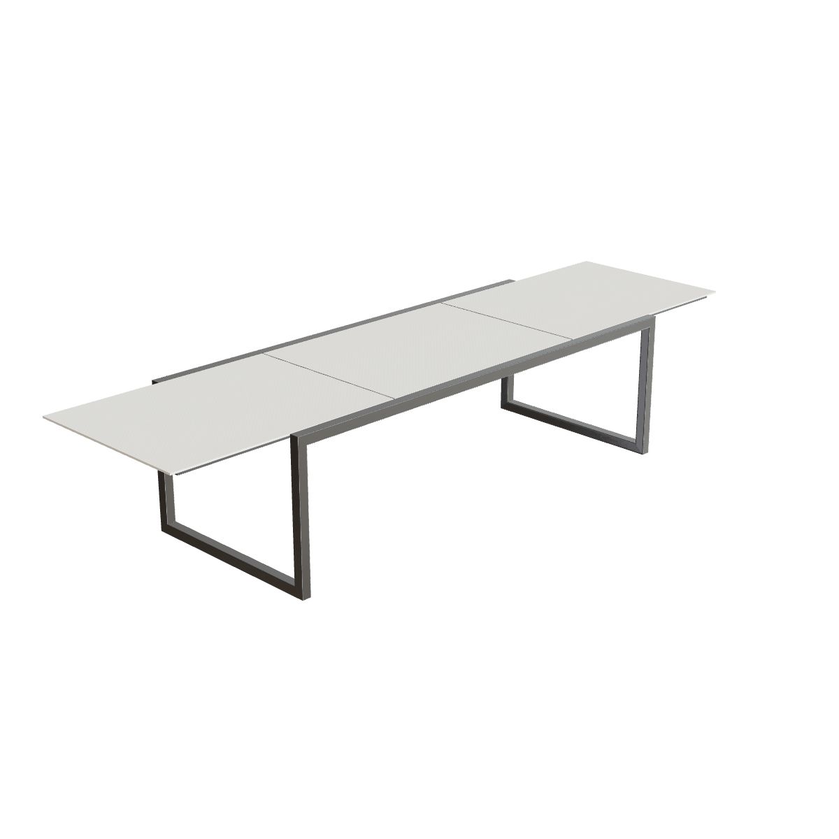 Ninix extendable table 240-360x100cm ceramic top | Royal Botania
