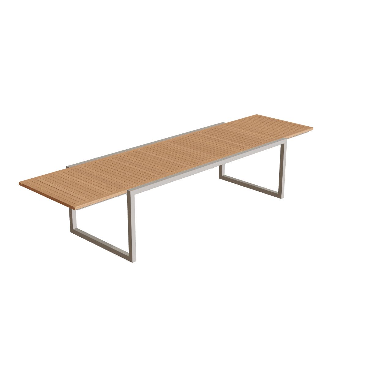 Ninix extendable table 240-360x100cm teak top | Royal Botania