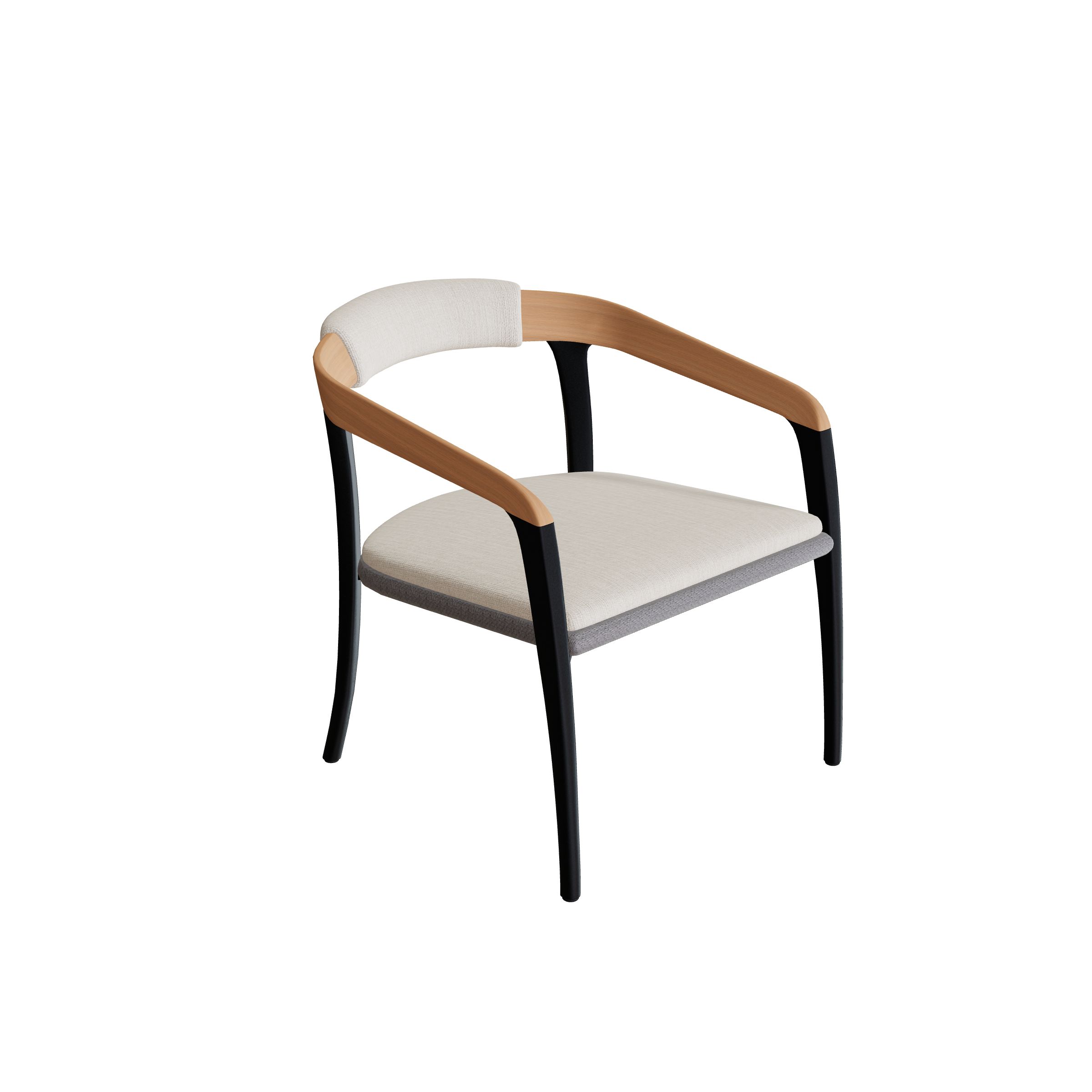 ロイヤルリモージュ PETIT JARDIN Jive low chair coated alu, olefin fiber & teak | Royal Botania